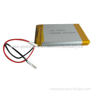 Two-way Radio Batteries, 3.7V1450mAh Lithium Polymer 3.5*50*85mm